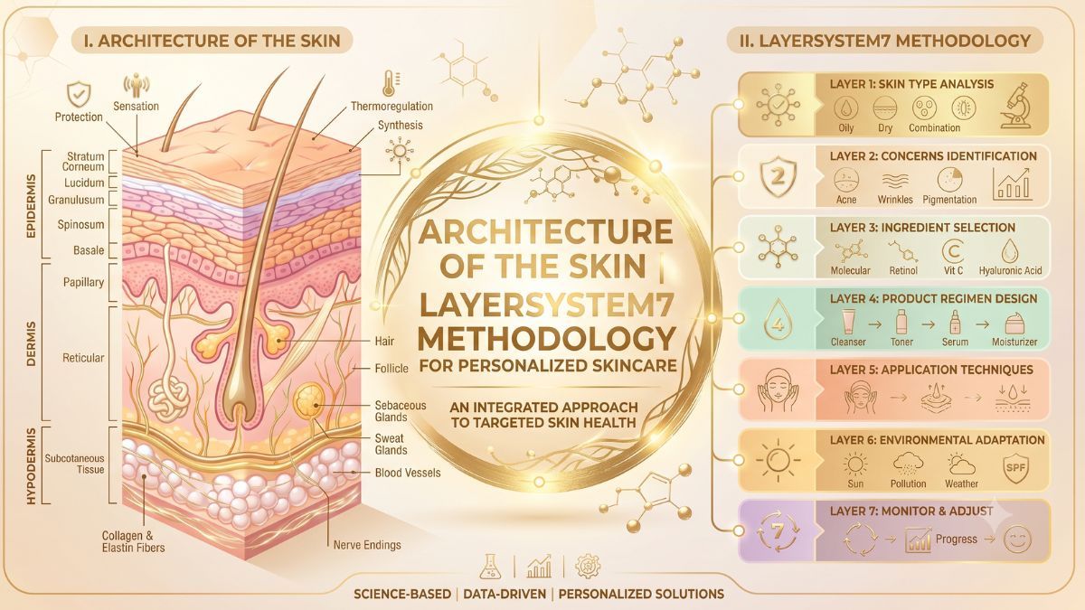 הארכיטקטורה של העור: מתודולוגיית ה-LayerSystem7™ לטיפוח מותאם אישית