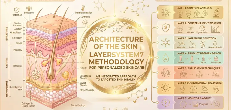 הארכיטקטורה של העור: מתודולוגיית ה-LayerSystem7™ לטיפוח מותאם אישית