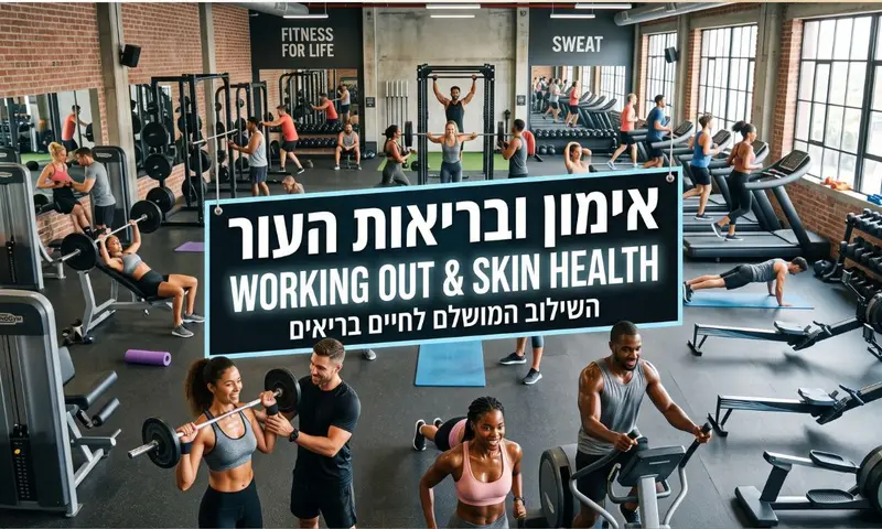 ספורט, זיעה וטיפוח הפנים: איך להתאמן בלי לסתום את הנקבוביות?