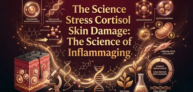 נזקי הסטרס והקורטיזול בעור: המדע של Inflammaging וניורוקוסמטיקה