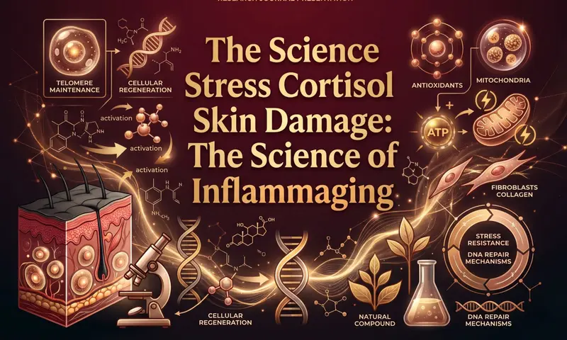Stress and Cortisol Skin Damage: The Science of Inflammaging