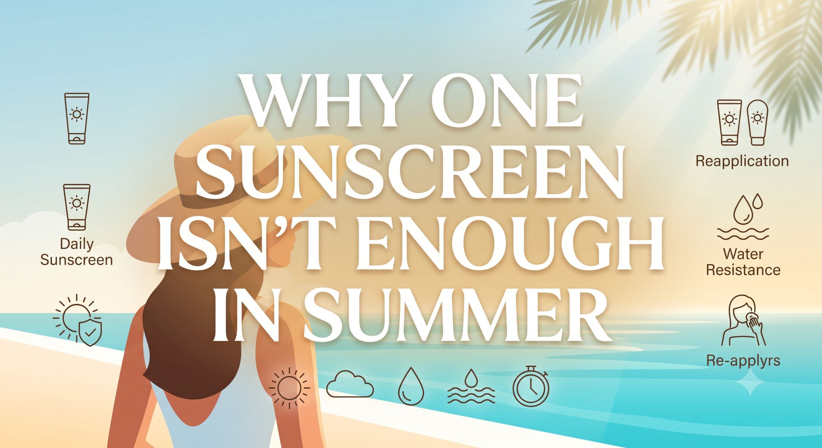 למה קרם הגנה אחד לא מספיק בקיץ? המדע של ארכיטקטורת ההגנה הדו-שכבתית